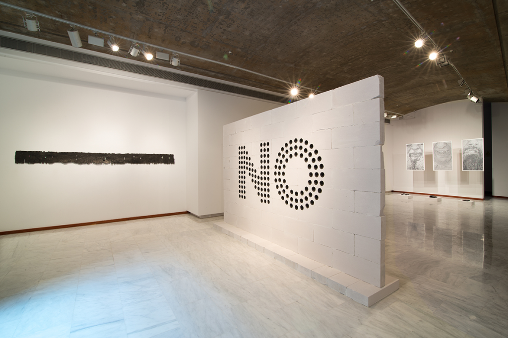 Obra de Acaymo S. Cuesta. Exposición “NO|ON” en el Centro de Artes Plásticas del Cabildo de Gran Canaria