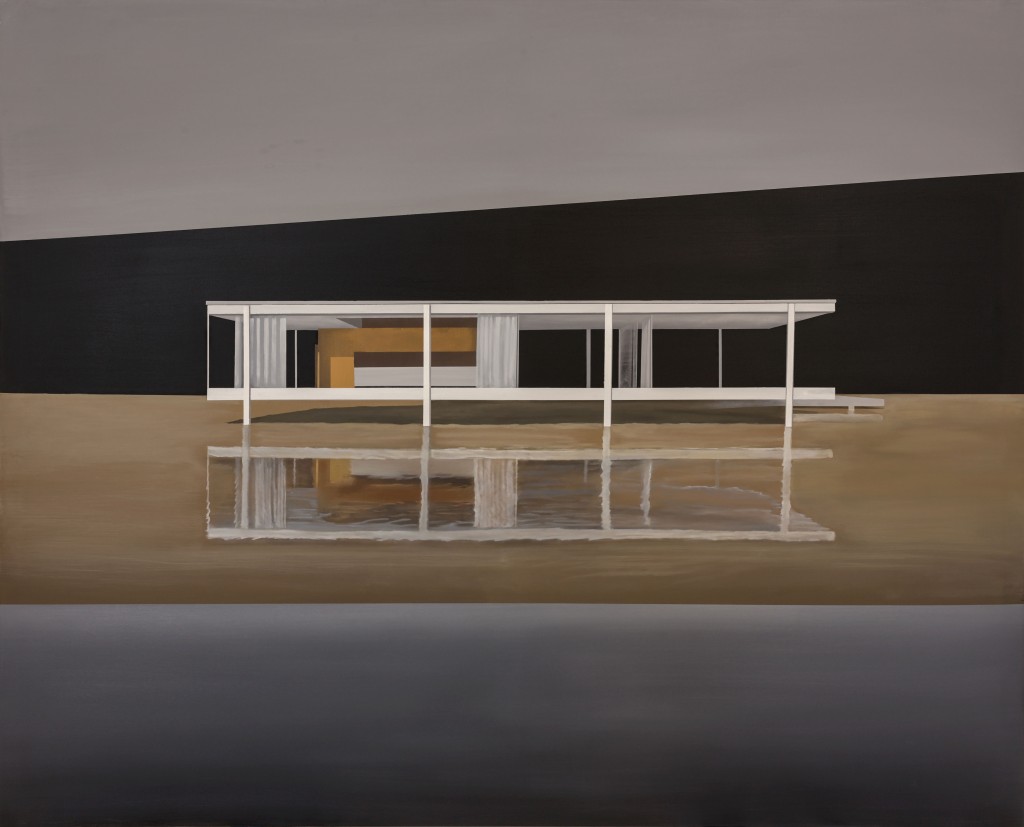 Fernando Romero. Casa Farnsworth, 2015. "Paseo hasta la linde"