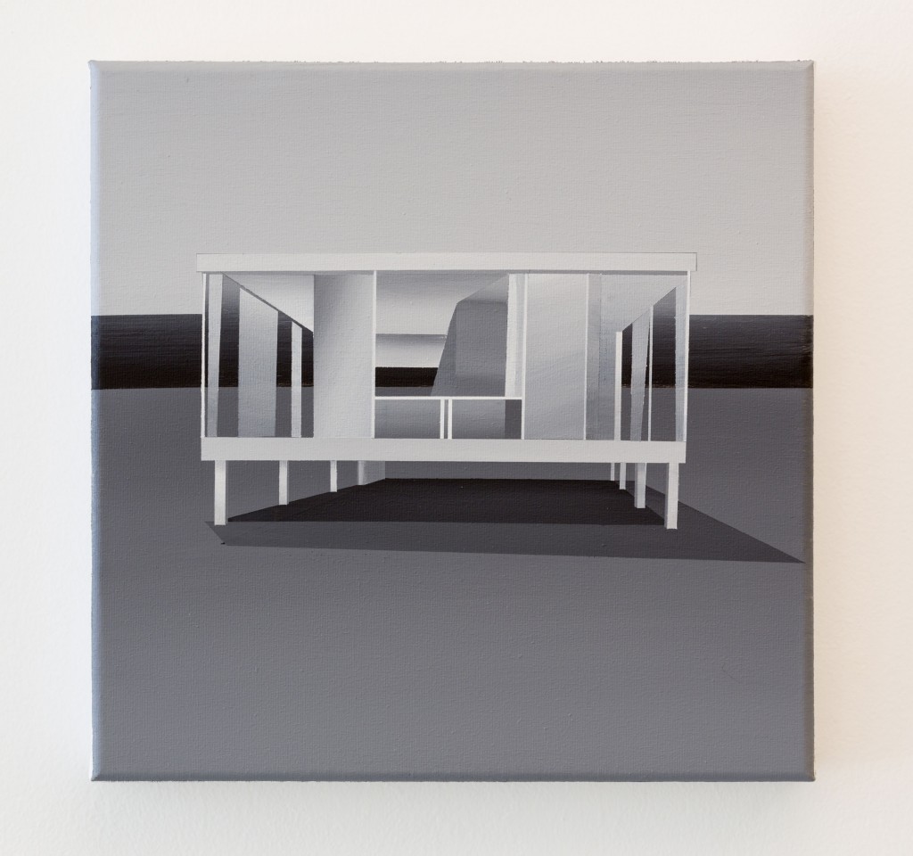 Fernando Romero. Caja de cristal I, 2016. "Paseo hasta la linde"