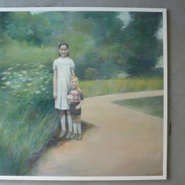 Federico Granell. Niños con calavera