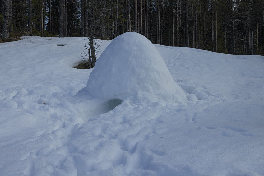 Héctor Hernández Rosas. One-night-hut for friluftsliv