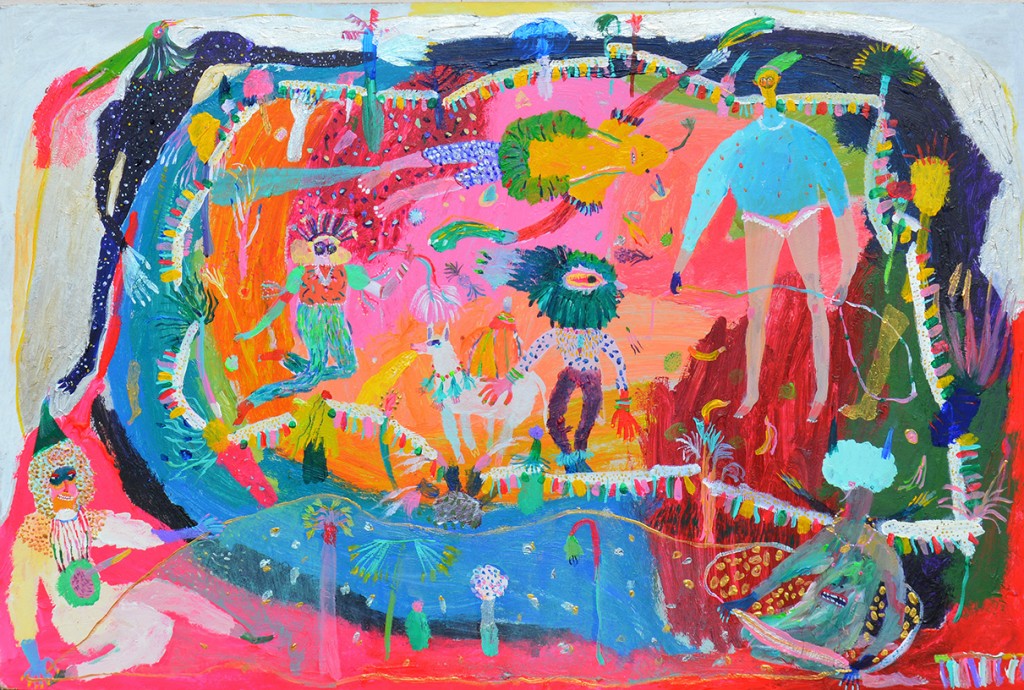 Laura López Balza. La pequeña fiesta, 2015