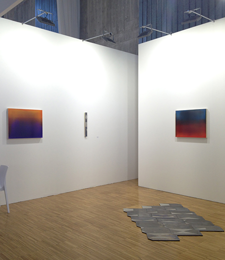 artesantander2016 Prudencio Irazábal y Javier Pividal en el stand de Artnueve