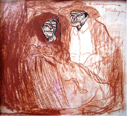 Carles Casagemas. Pareja de viejos, de Carles Casagemas, 1900-1901