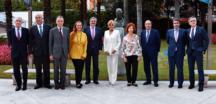Evelio Acevedo, Fernando Benzo, Miguel Satrústegui, Archiduquesa Francesca von Habsburg-Lothringen, Íñigo Méndez de Vigo, Baronesa Carmen Thyssen-Bornemisza, María de Corral, Miguel Klingenberg, José Canal, Guillermo Solana