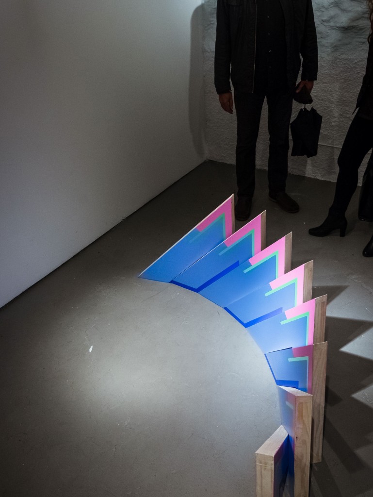 Exposición "Entre líneas", en la Galería La Isla, Madrid 2016