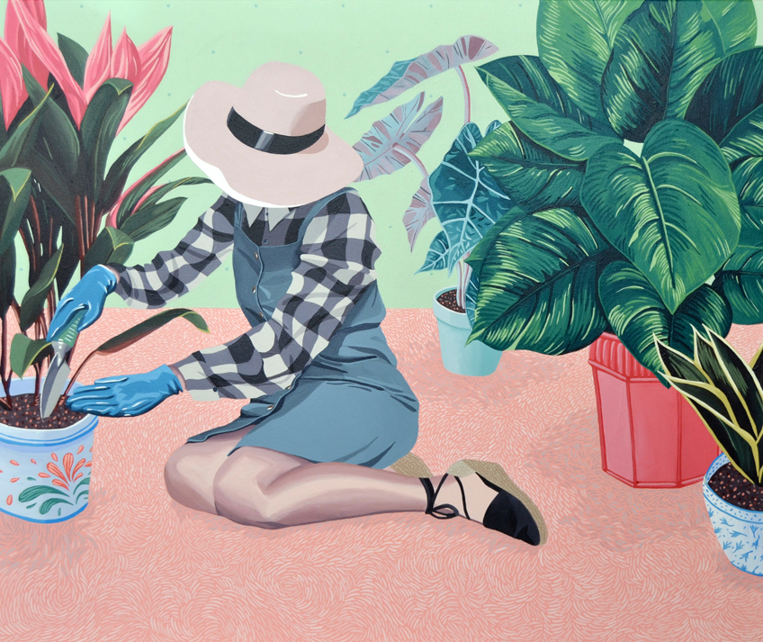 Helena Toraño. Las horas libres. Plantas de interior, 2016