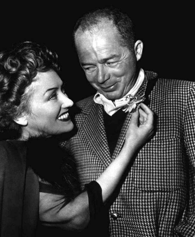 Billy Wilder junto a Gloria Swanson