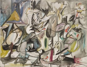 Arshile Gorky. The Leaf of the Artichoke Is an Owl, 1944
