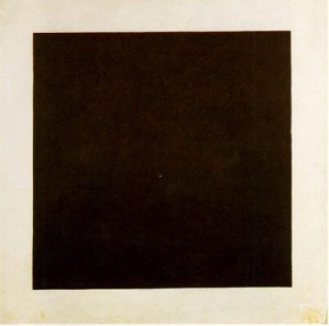 Kasimir Malevich. Cuadrado negro sobre fondo blanco