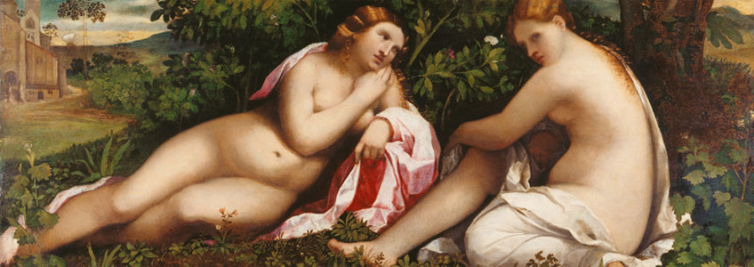 Palma el Viejo. Dos ninfas en un paisaje, 1513-1514. Städel Museum, Frankfurt am Main