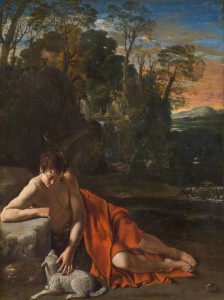 Juan Bautista Maíno. San Juan Bautista en un paisaje, hacia 1610. Museo Nacional del Prado