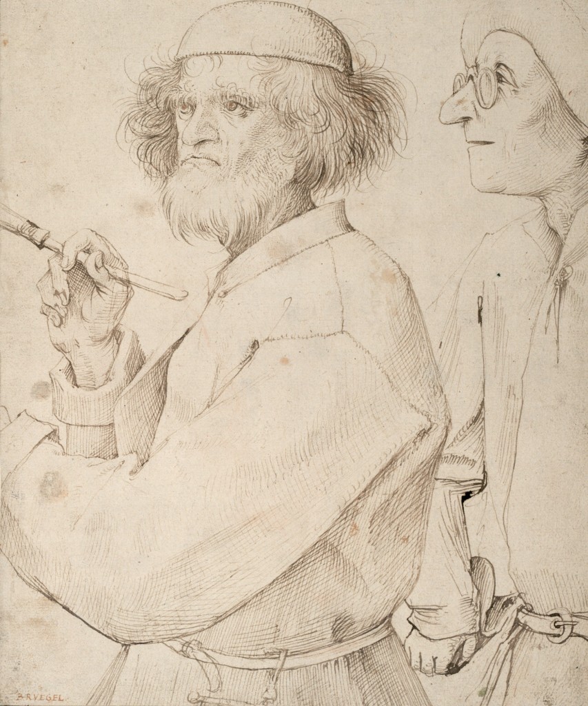 Brueghel el Viejo. The Painter and the Buyer, hacia 1565. The Albertina Museum, Viena