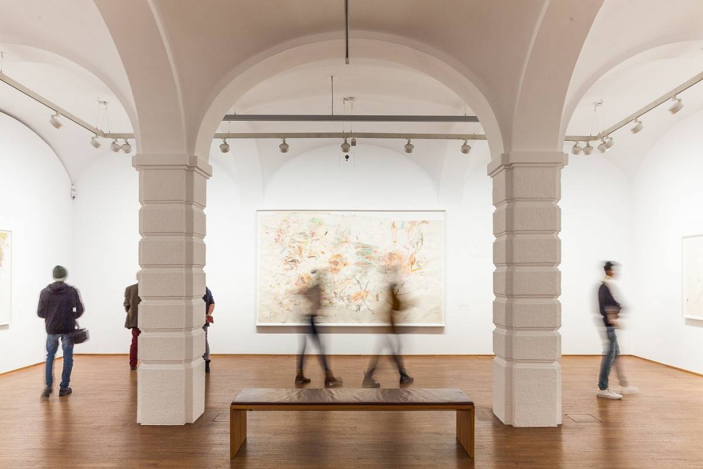Vista de la exposición de Martha Jungwirth en la Albertina