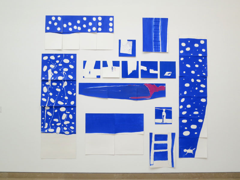 Anne-Marie Schneider. La mer bleue, 2012