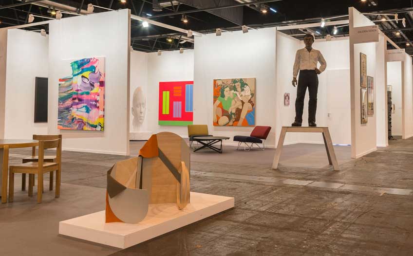 Participar en ARCOmadrid 2018. Stand Galería Senda 2017