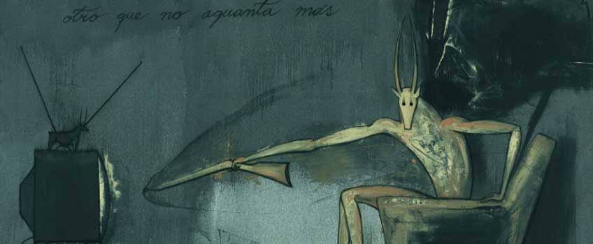 José Bedia en La gravedad de las cosas. ARTIUM