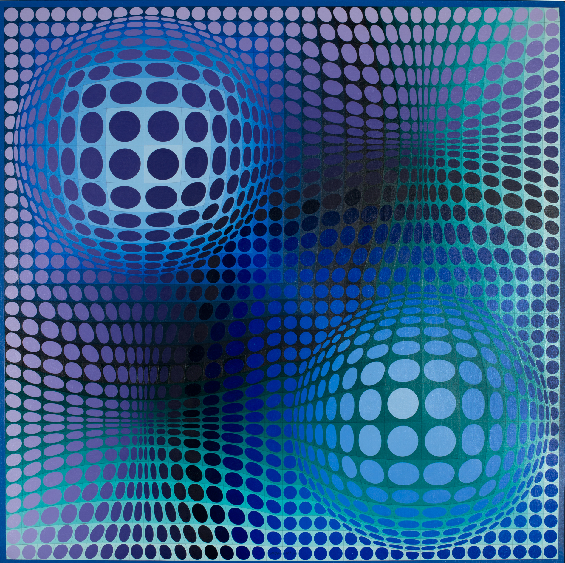 Víctor Vasarely. Feny, 1973. Colección Carmen Thyssen-Bornemisza © Victor Vasarely, VEGAP, Madrid, 2017