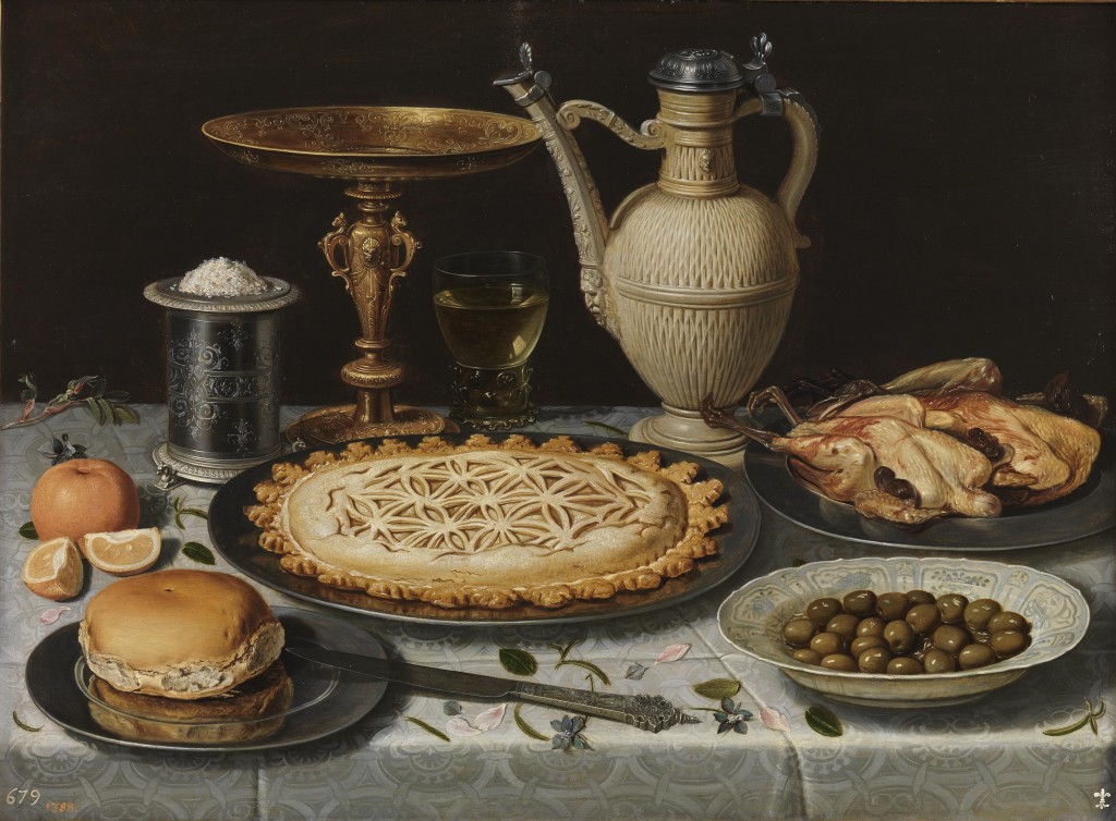Clara Peeters. Mesa, hacia 1611. Museo Nacional del Prado