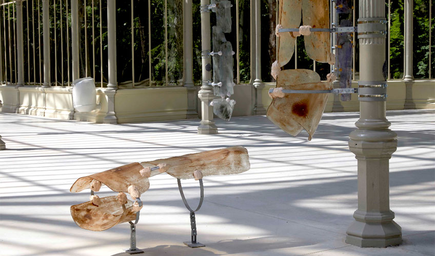 Nairy Baghramian. "Breathing Spell". Palacio de Cristal, 2018