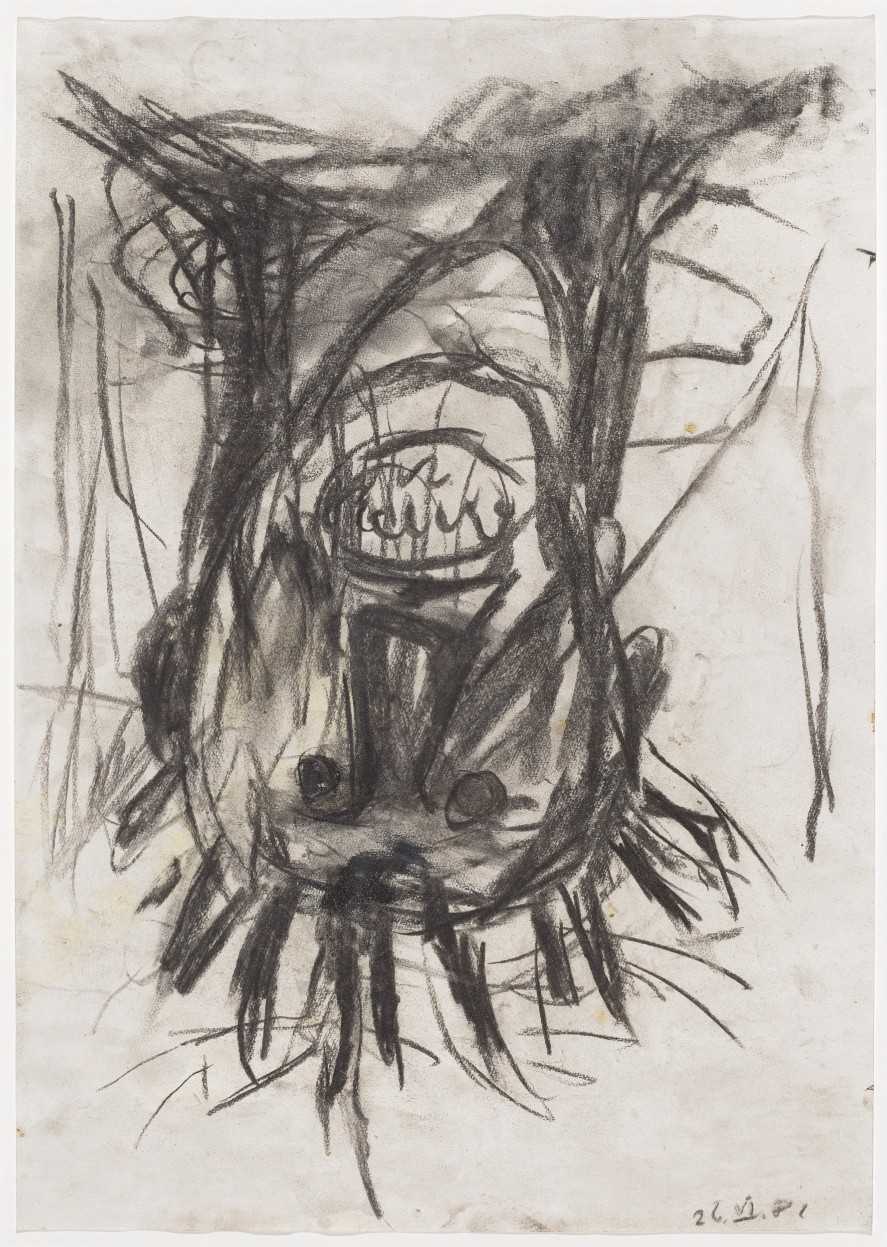 Georg Baselitz. Kopf, 1981. Kunstmuseum Basel