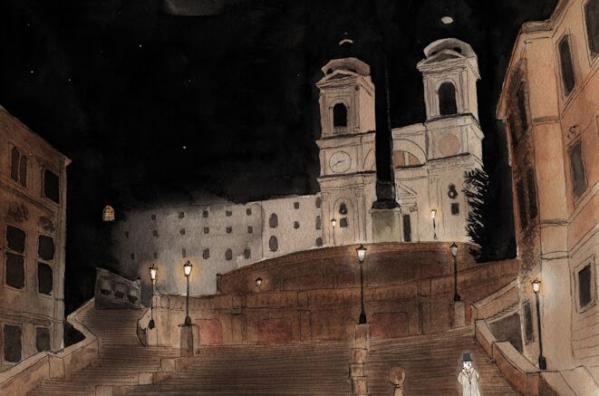 Tyto Alba. Fellini en Roma