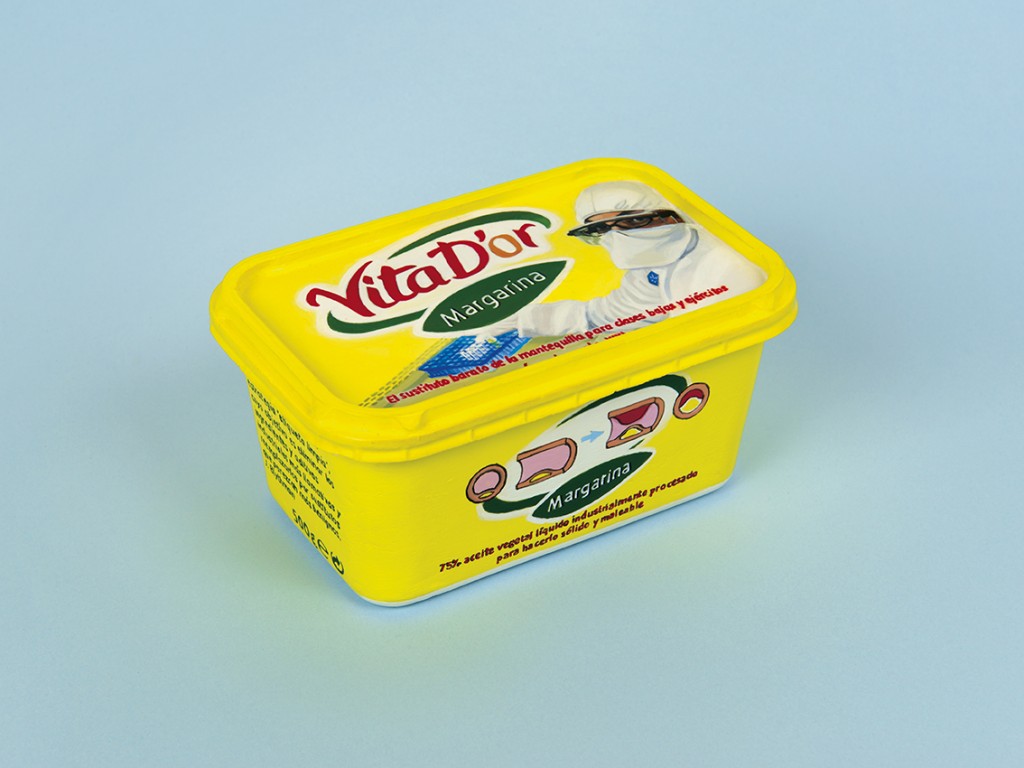Tania Blanco. Unlid 500g of margarine, 2016