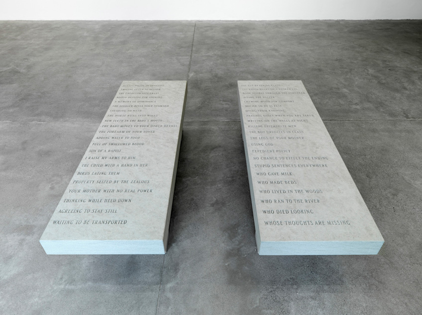 Jenny Holzer. "Softer" en el Blenheim Palace