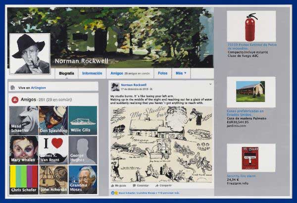 Ana Riaño. Norman Rockwell Facebook