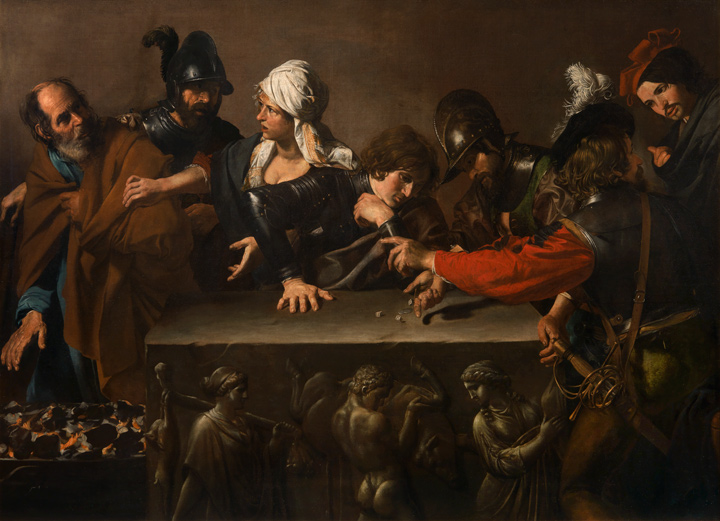 Valentin de Boulogne. Le reniement de saint Pierre. Fondazione Roberto Longhi, Florencia