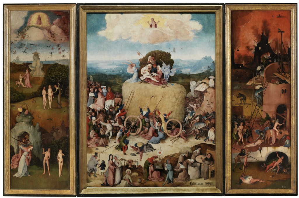 El Bosco. Tríptico del Carro de Heno
