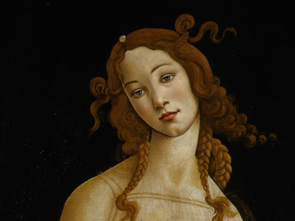 Sandro Botticelli y taller. Venus, hacia 1484-1490. Galleria Sabauda, Turín