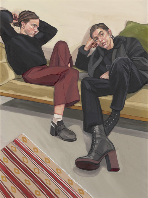 Ania Hobson. A Portrait of two Female Painters. © Ania Hobson