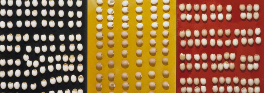 Marcel Broodthaers. Sin título (tríptico), 1965-1966