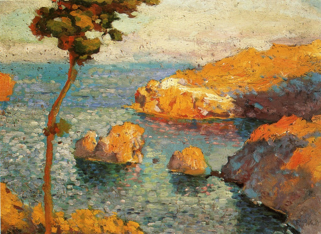 Ramón Pichot. Cala Nans, Cadaqués, hacia 1900. Colección particular