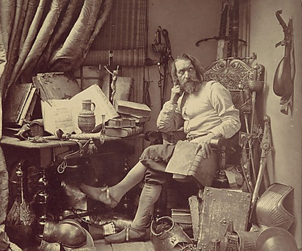 Julia Margaret Cameron. Don Quixote in His Study, 1857