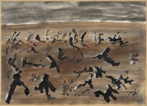 Henri Michaux. Sin título, 1983. © Cortesía Galerie Lelong & Co. Fotografía: Fabrice Gibert