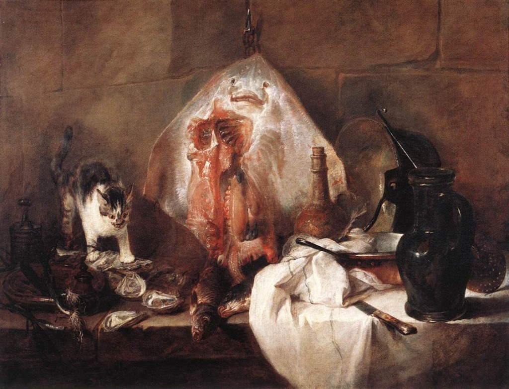 Chardin. La raya, 1725