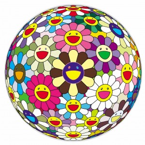 Takashi Murakami. Flower Ball 2, 2002. Galerie Perrotin. © 2002 Takashi Murakami/Kaikai Kiki Co., Ltd