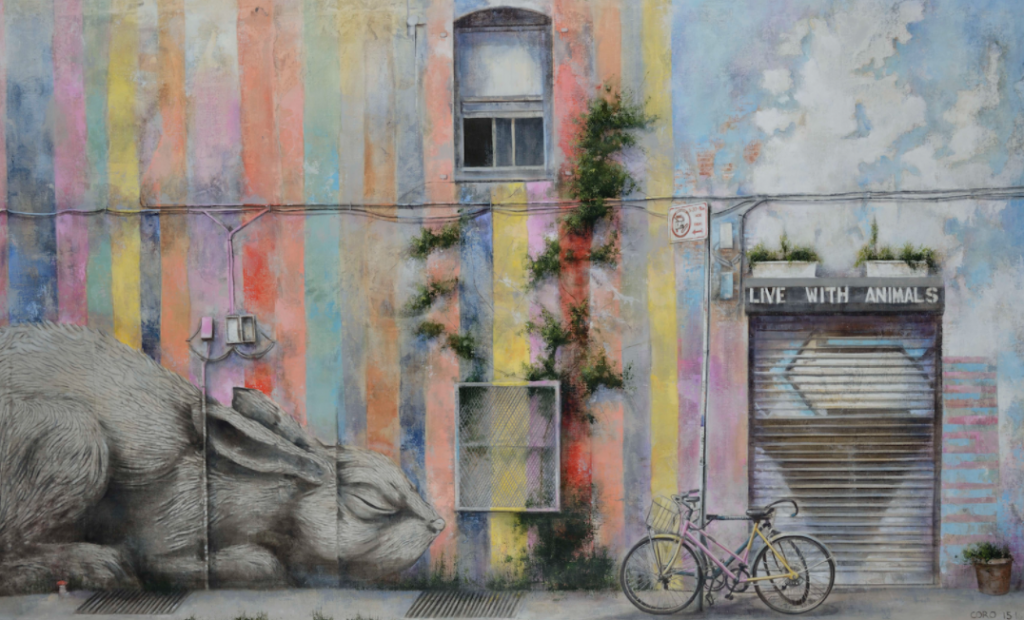 Desplazamientos. Arte Urbano por Coro López-Izquierdo