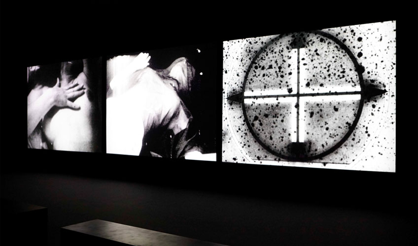 Bruce Conner. Three Screen Ray
