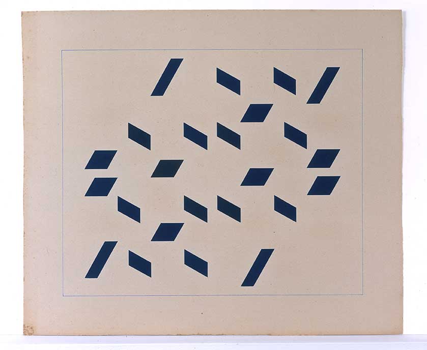 Hélio Oiticica. Metaesquema 214, 1957