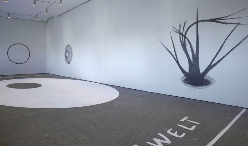Dora García. Vista de sala de la exposición "Dora García. Segunda vez" en el Museo Reina Sofía