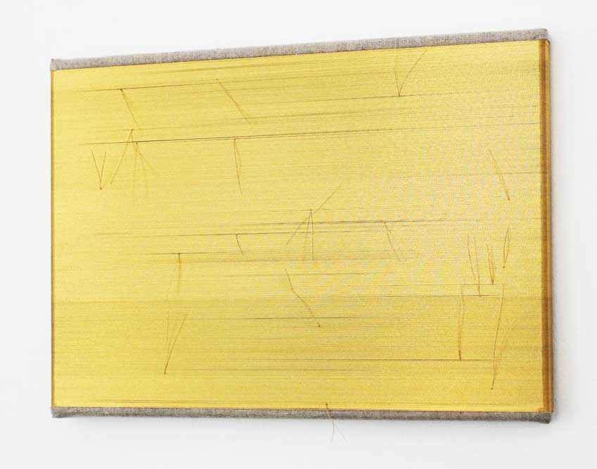 Drawing Room 2018. Anna TALENS. Reparando el horizonte dorado, 2017. Galería Paz y Comedias, Valencia