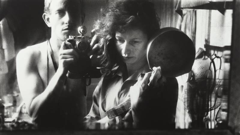 Ed van der Elsken. Self-portrait with Ata Kandó, Paris, 1952. Nederlands Fotomuseum © Ed van der Elsken. Collection Ed van der Elsken Estate