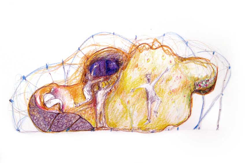 María Mallo. Croquis de Una Arquitectura para Ecosistemas Emocionales Diversos (2017) Sala de Arte Joven de la Comunidad de Madrid