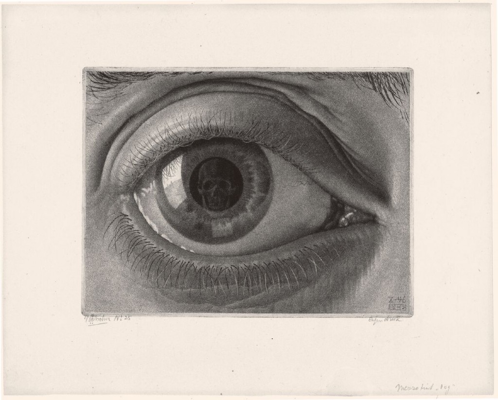 Maurits Cornelis Escher. Ojo, 1946. The Escher Foundation Collection. © 2017 The M.C. Escher Company The Netherlands