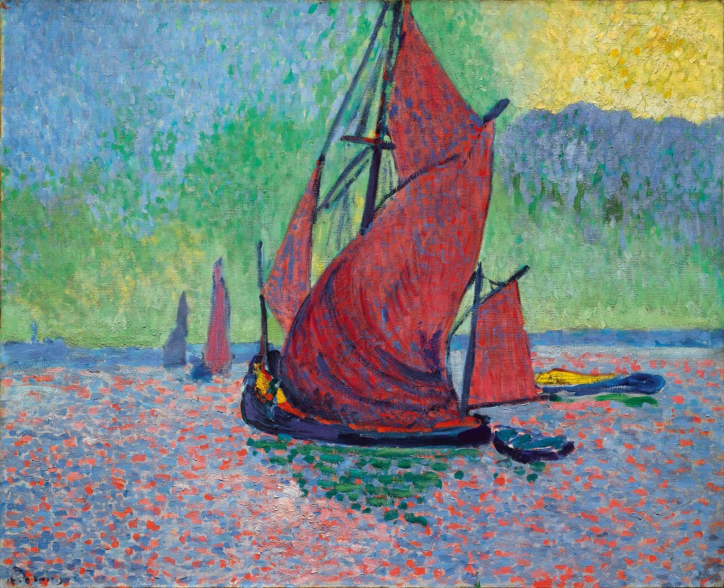 André Derain. Les Voiles rouges, 1906 Colección particular © André Derain, VEGAP, Madrid, 2016