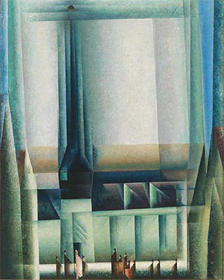 Lyonel Feininger. Gelmeroda VIII, 1921. Whitney Museum of American Art, Nueva York. © Whitney Museum, N.Y.