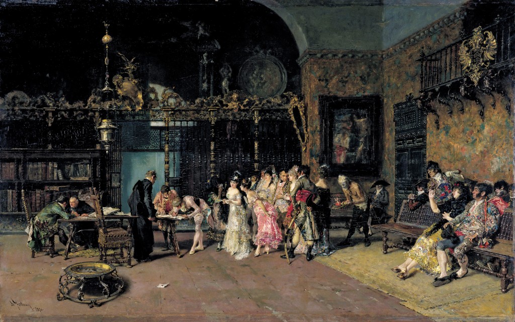Mariano Fortuny. La vicaría, hacia 1868-1870. Museu Nacional d´Art de Catalunya